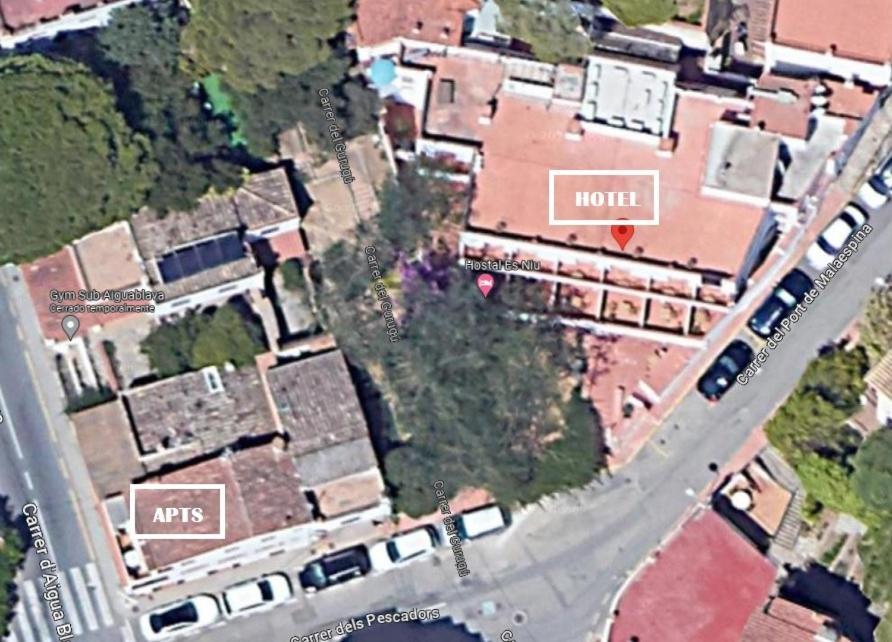 Hostal Es Niu De Tamariu Luaran gambar